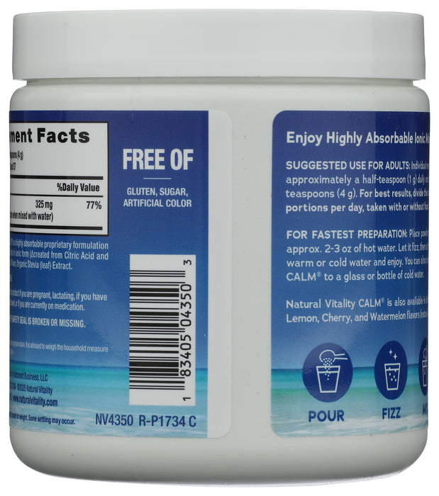 Natural Calm Rasp Lemon8 oz