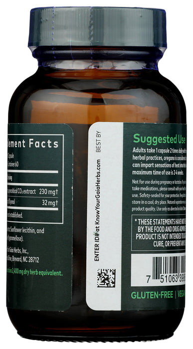 Oil Of Oregano, 60 cap