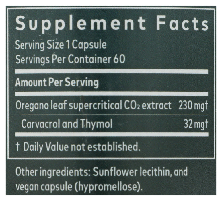 Oil Of Oregano, 60 cap