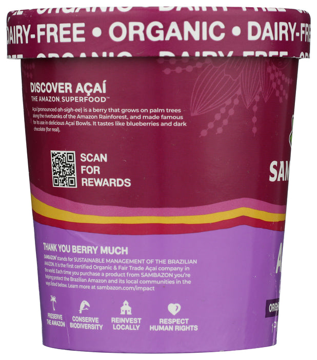 Original Acai Sorbet, Org, 1 pint