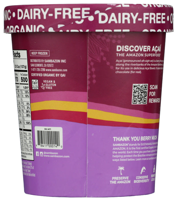 Original Acai Sorbet, Org, 1 pint