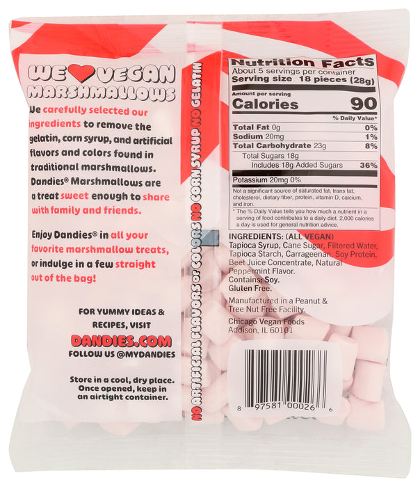 Peppermint Mini Marshmallow, Vegan, 5 oz