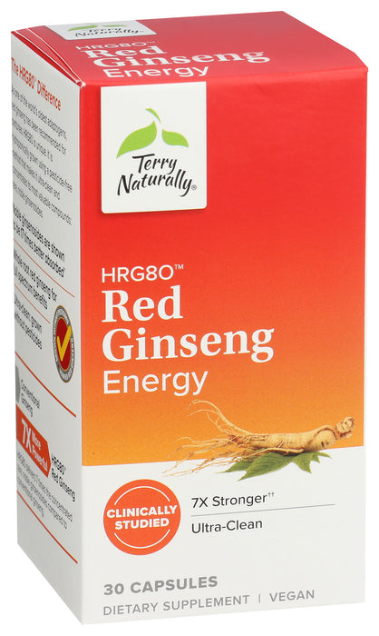 Red Ginseng HRG80 Energy, 30 cap