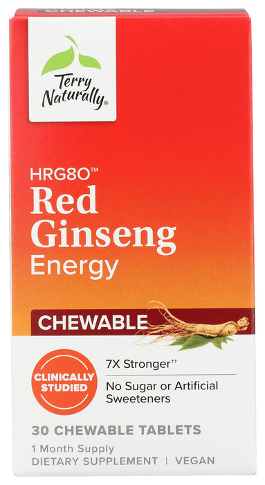 Red Ginseng HRG80 Energy, 30 chew