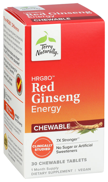 Red Ginseng HRG80 Energy, 30 chew