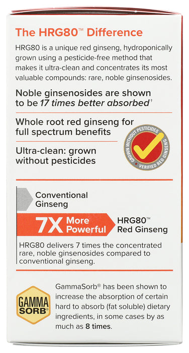 Red Ginseng HRG80 Energy, 30 chew