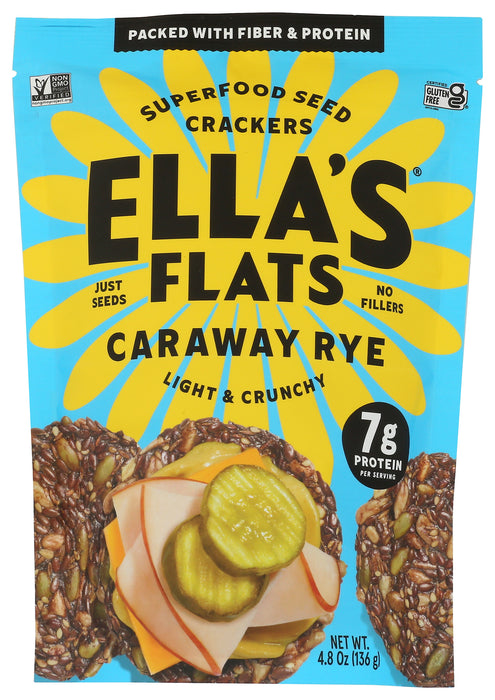 Seed Crackers, Caraway, GF, 4.8 oz