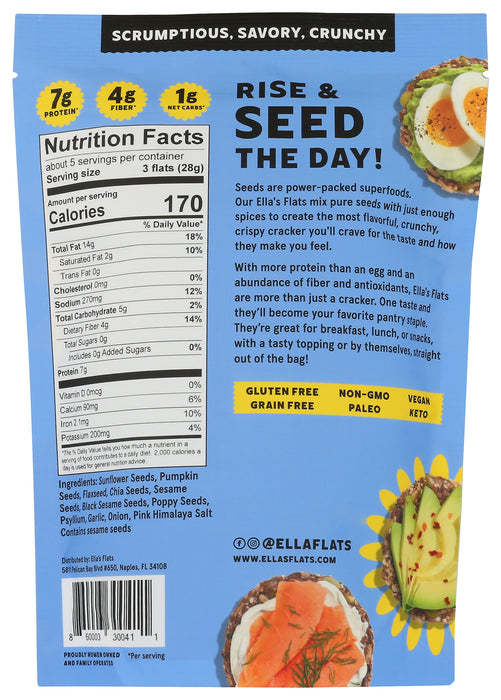Seed Crackers, Everything, GF, 4.8 oz