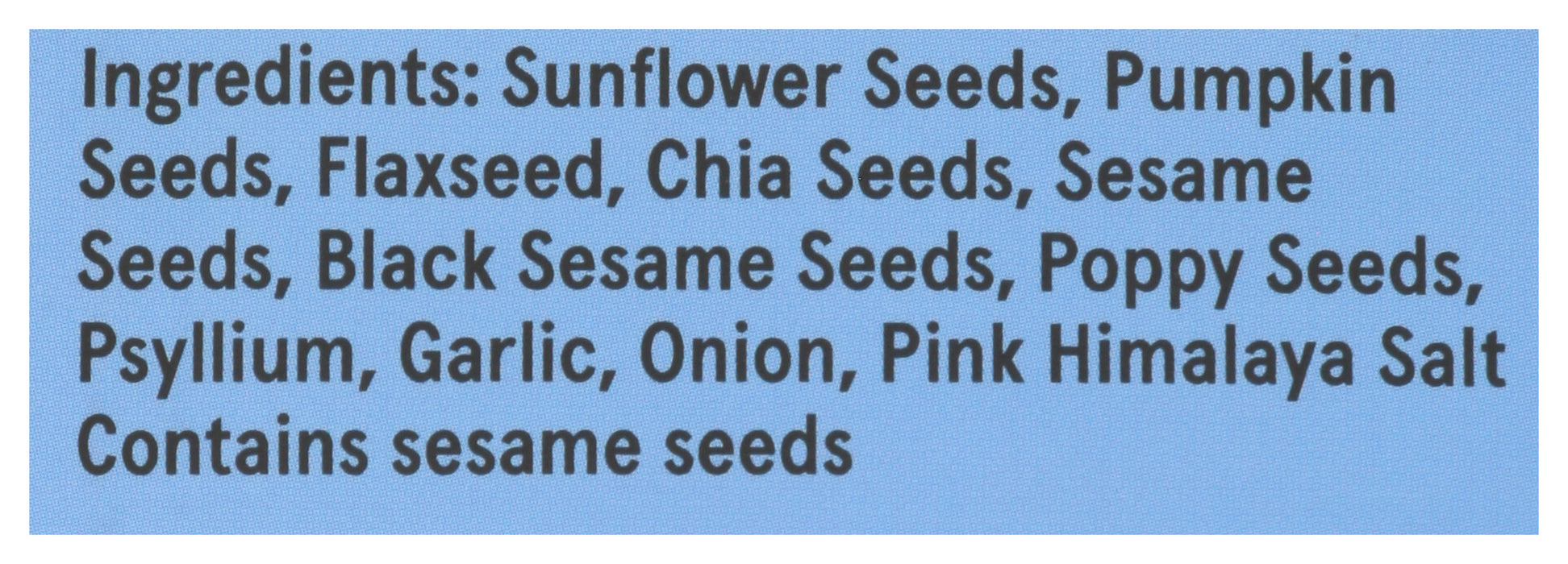 Seed Crackers, Everything, GF, 4.8 oz