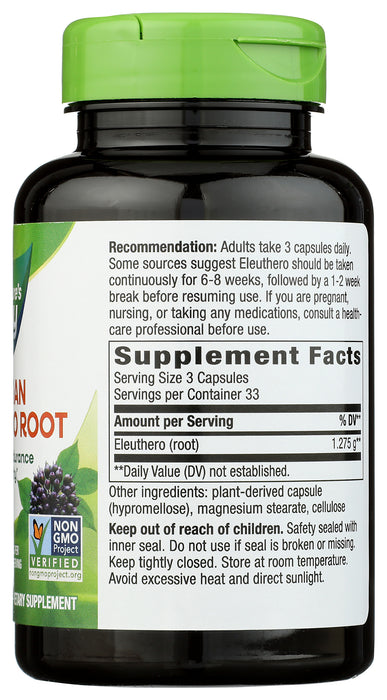Siberian Eleuthero, 425mg, 100vcap