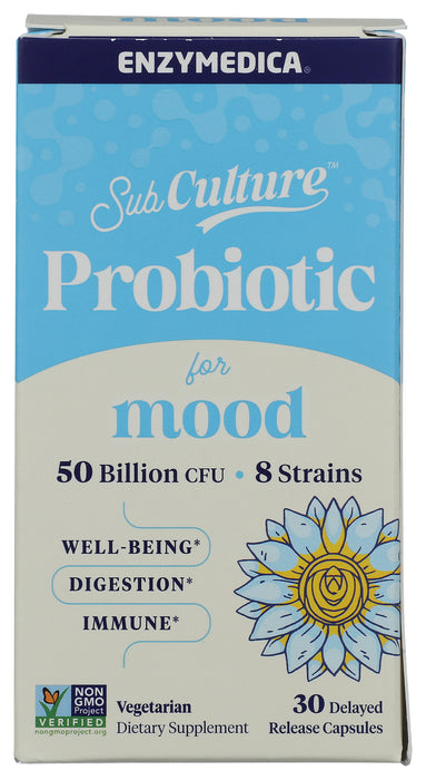 SubCulture Probiotic for Mood 50B SS, 30 cap