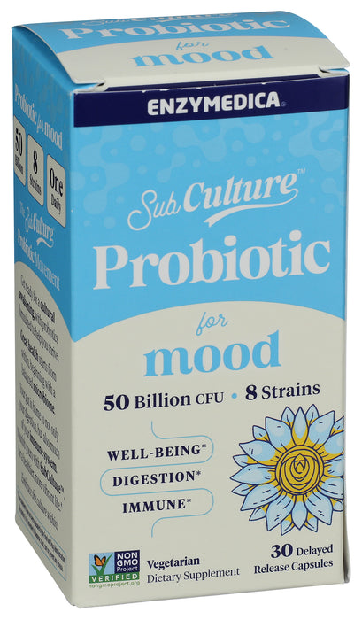 SubCulture Probiotic for Mood 50B SS, 30 cap