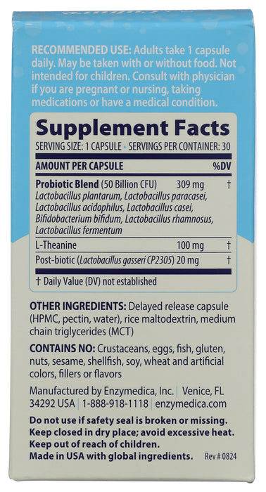 SubCulture Probiotic for Mood 50B SS, 30 cap