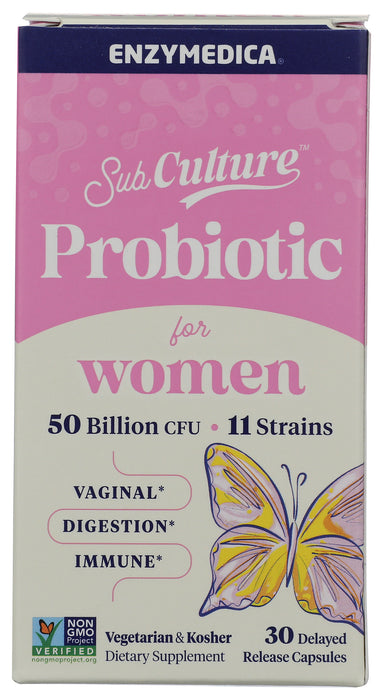 SubCulture Probiotic for Women 50B SS, 30 cap