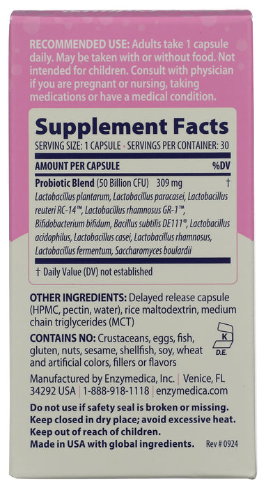 SubCulture Probiotic for Women 50B SS, 30 cap