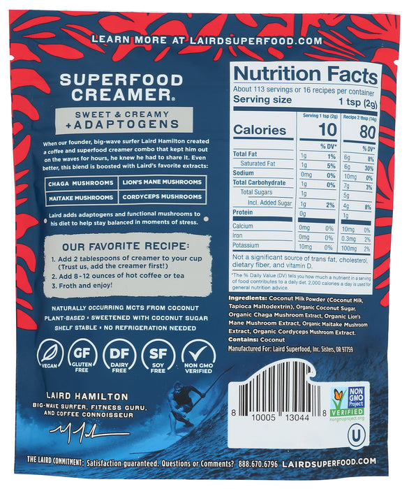 Superfood Creamer with Functional Mushroom, Original, 8 oz