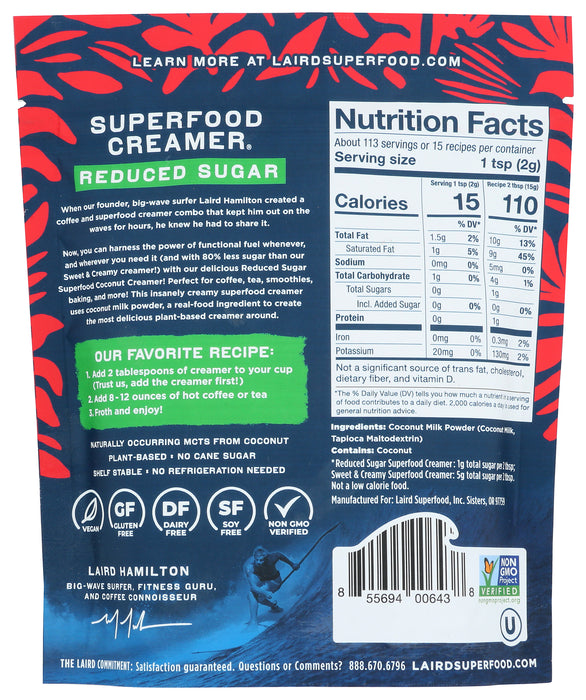 Superfood Creamer, Unsweet, 8 oz