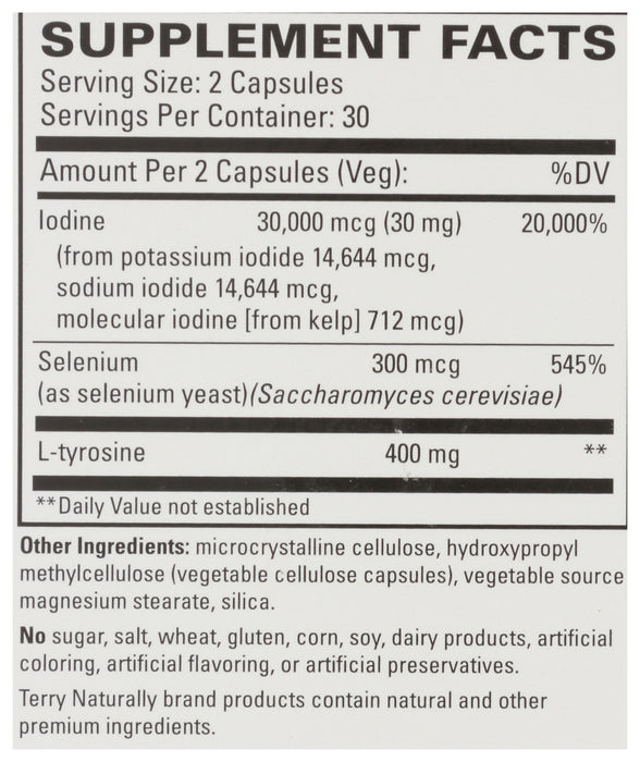 Thyroid Care Plus, 30mg/300mcg, 60 cap