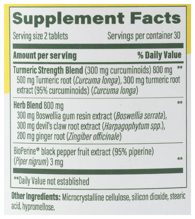 Turmeric Strength For Joints, 60 tab