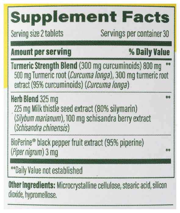 Turmeric Strength for Liver, 60 tab
