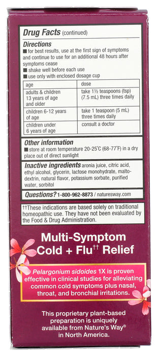 Umcka Cold And Flu, Berry, 4 floz
