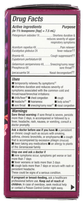 Umcka Cold And Flu, Berry, 4 floz