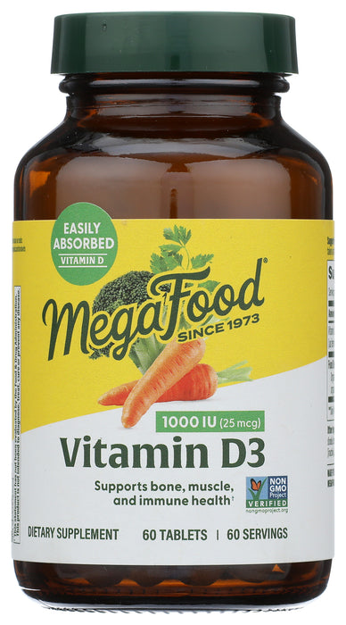 Vitamin D3 1000IU, 60 tab