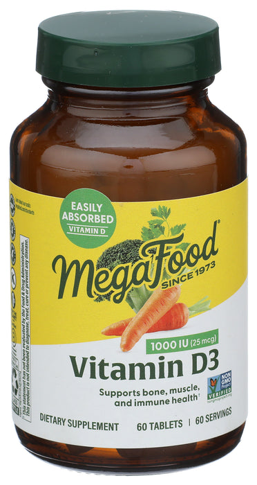 Vitamin D3 1000IU, 60 tab