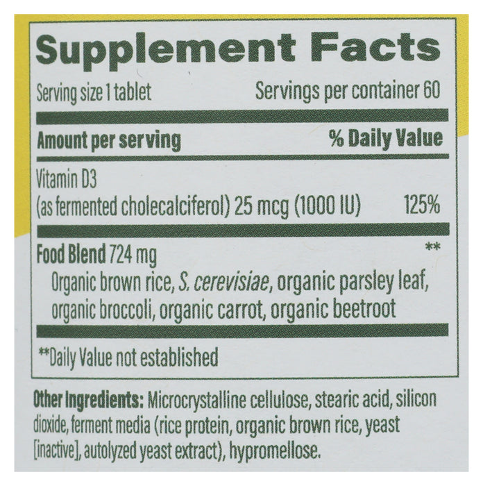 Vitamin D3 1000IU, 60 tab