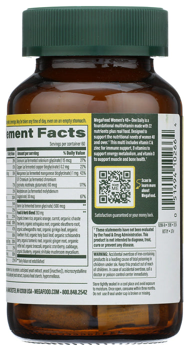 Women Over 40 One Daily, 60 tab