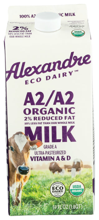 A2/A2 2% Reduced Fat Milk, Org, 59 fl oz