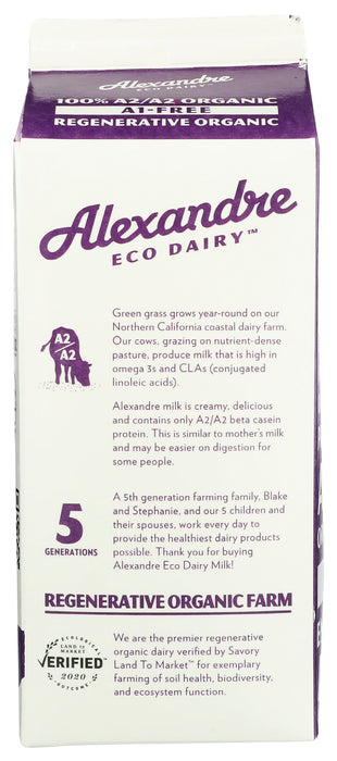 A2/A2 2% Reduced Fat Milk, Org, 59 fl oz