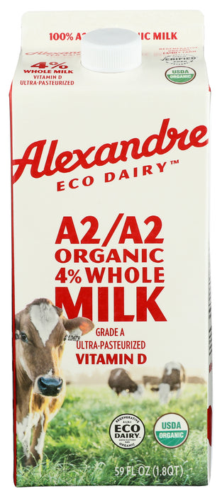 A2/A2 4% Whole Milk, Org, 59 fl oz