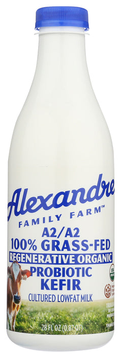 A2/A2 Lowfat Probiotic Kefir, Org, Grass Fed, 28 fl oz