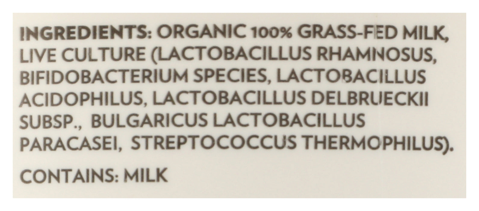 A2/A2 Plain Yogurt, Org, Grass Fed, 28 fl oz