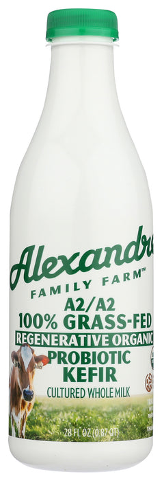 A2/A2 Whole Probiotic Kefir, Org, Grass Fed, 28 fl oz