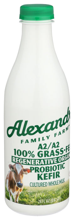 A2/A2 Whole Probiotic Kefir, Org, Grass Fed, 28 fl oz