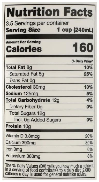 A2/A2 Whole Probiotic Kefir, Org, Grass Fed, 28 fl oz