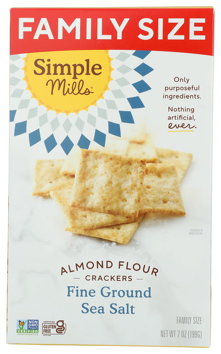 Almond Flour Crackers, Sea Salt, 7 oz