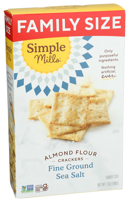 Almond Flour Crackers, Sea Salt, 7 oz