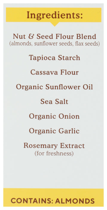 Almond Flour Crackers, Sea Salt, 7 oz