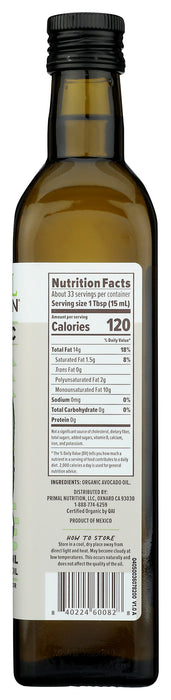 Avocado Oil, Org, 0.9 fl oz