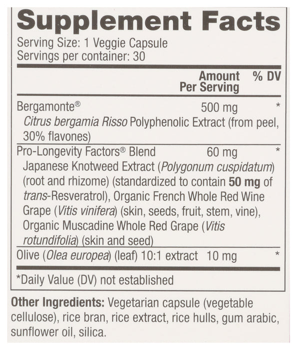 Bergamot Cholesterol Support, 30 vcap