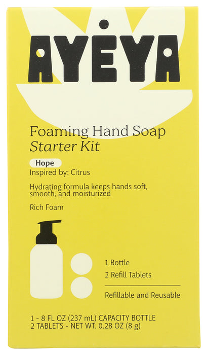 Citrus Foaming Hand Soap Starter Kit, 8 fl oz