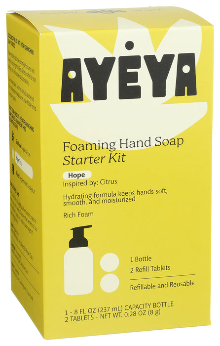 Citrus Foaming Hand Soap Starter Kit, 8 fl oz