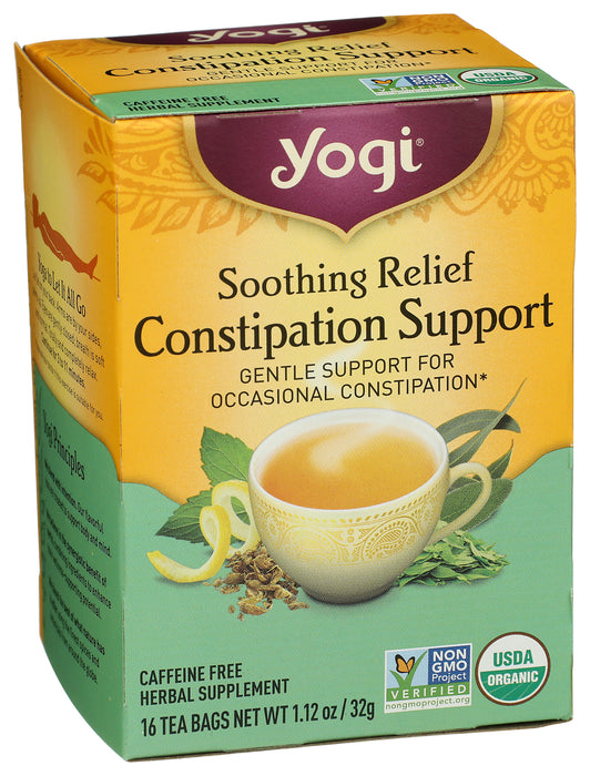 Constipation Support Tea, Org, 16 tbag