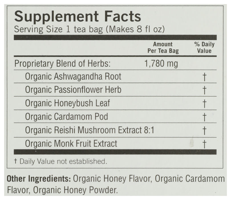 Cozy Cardamom Immune + Sleep, Org, 16 tbag