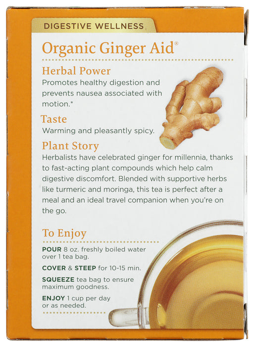 Ginger Aid Herbal Tea, Org, 16 tbag