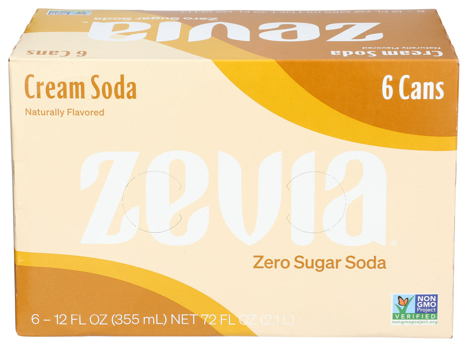 Cream Soda, Zero Sugar, 6/12 fl oz