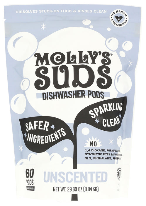 Dishwasher Pods, Unscented, 60 ct